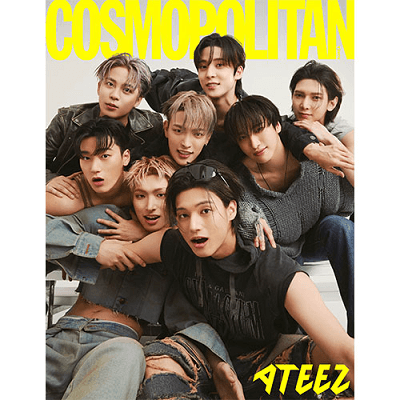 ATEEZ COSMOPOLITAN 2023-08 MAGAZINE | INCLUDES POSTCARD (RANDOM 1 OUT OF 2)