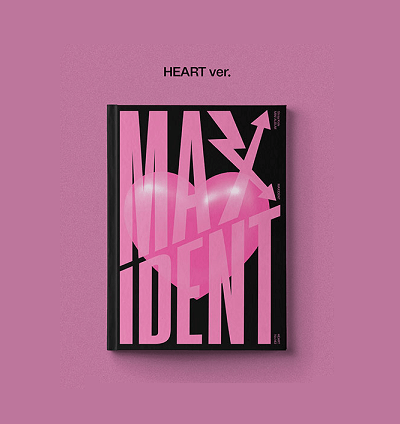 STRAY KIDS MINI ALBUM MAXIDENT  T-CRUSH & HEART VER. -  STANDARD EDITION  (KOREAN VER)