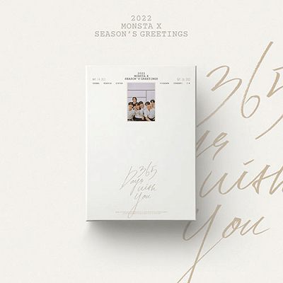 MONSTA X 2022 SEASON'S GREETINGS | DESK CALENDAR PACKAGE