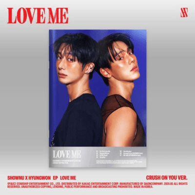 MONSTA X SHOWNU x HYUNGWON EP ALBUM LOVE ME  (Crush on You Ver.)