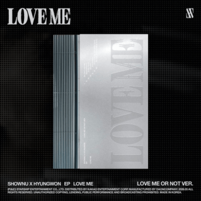 MONSTA X SHOWNU x HYUNGWON EP ALBUM LOVE ME  (Love Me or Not Ver.)