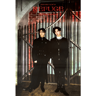 ASTRO MOONBIN & SANHA 2ND MINI ALBUM REFUGE POSTER | THE WEST VERSION