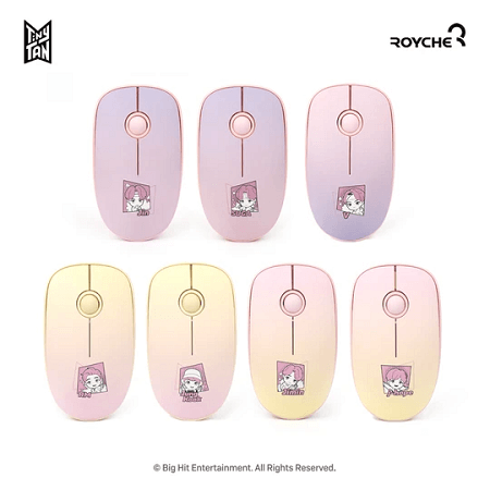 BTS TINYTAN X ROYCHE WIRELESS MOUSE