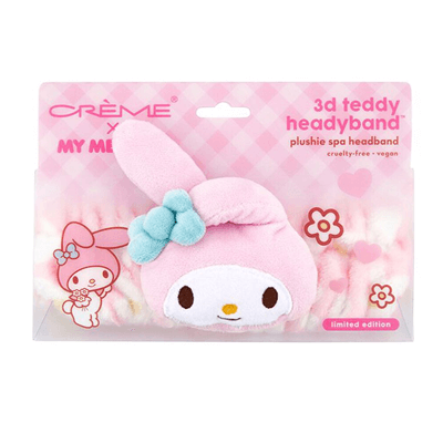 THE CRÈME SHOP X MY MELODY [PLUSH SPA HEADBAND] 3D TEDDY HEADBAND