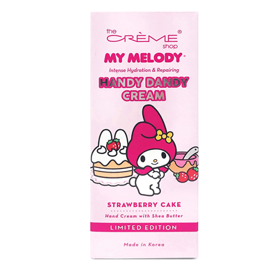 THE CRÈME SHOP X MY MELODY  [INTENSE HYDRATION & REPAIRING] HANDY DANDY CREAM  (STRAWBERRY CAKE)