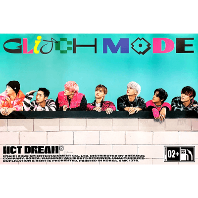NCT DREAM 2ND ALBUM: GLITCH MODE – PHOTOBOOK POSTER | VERSION B