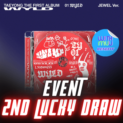 [2ND LUCKY DRAW]  NCT TAEYONG 1ST ALBUM WYLD  (JEWEL CASE VER.)       |  KPOP USA WITHMUU OFFICIAL PHOTOCARD (RANDOM 1 OUT OF 2)   [PRE]