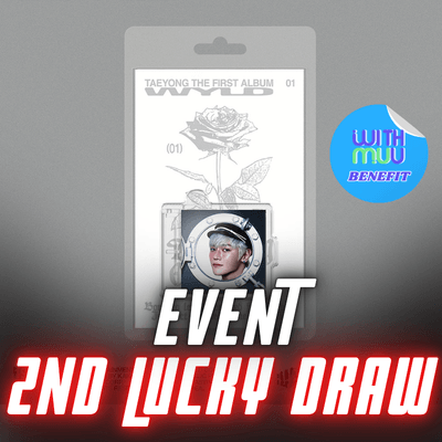 [2ND LUCKY DRAW]  NCT TAEYONG 1ST ALBUM WYLD  (SMini VER.)    |  KPOP USA WITHMUU OFFICIAL PHOTOCARD (RANDOM 1 OUT OF 2)