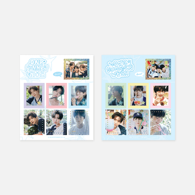 NCT WISH ONE SUMMER WISH  OFFICIAL MD    [STAMP STICKER]