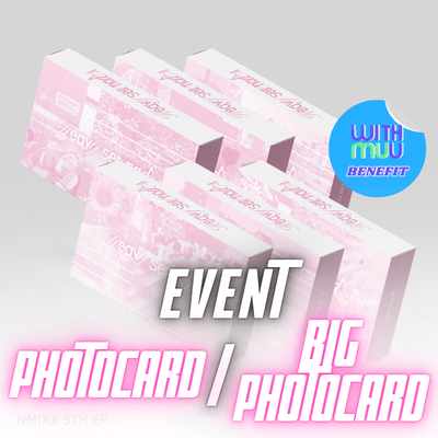 NMIXX 5TH EP ALBUM HEAVY SERENADE   (POCA ALBUM VER.)   -  6 ALBUMS SET   |  KPOP USA WITHMUU OFFICIAL PHOTOCARD (RANDOM 1 OUT OF 6)   +  BIG PHOTOCARD (SET ONLY)