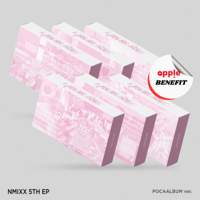 NMIXX 5TH EP ALBUM HEAVY SERENADE   (POCA ALBUM VER.)    |  KPOP USA APPLE OFFICIAL  PHOTOCARD D (RANDOM 1 OUT OF 6)