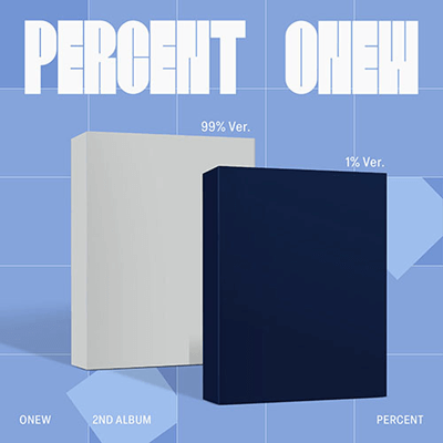 SHINEE ONEW 2ND ALBUM PERCENT  (PHOTOBOOK VER.)