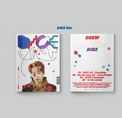SHINEE ONEW 2ND MINI ALBUM DICE PHOTOBOOK VER AND DIGIPACK | 3 ALBUMS SET