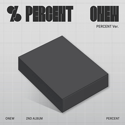 SHINEE ONEW 2ND ALBUM PERCENT  (PERCENT VER.)