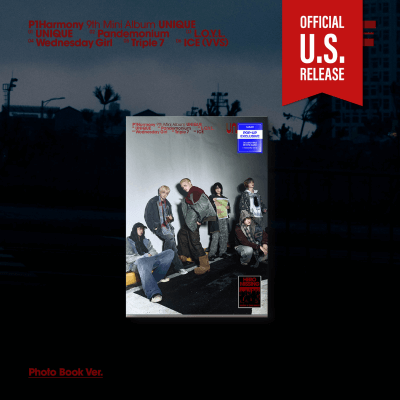 P1HARMONY 9TH MINI ALBUM UNIQUE   (U.S VER)   HELLO82 [POP-UP EXCLUSIVE]   |   INCLUDES  HELLO82 POP-UP EXCLUSIVE PHOTOCARD (RANDOM 1 OUT OF 6)  +  U.S EXCLUSIVE PHOTOCARD (RANDOM 1 OUT OF 6)