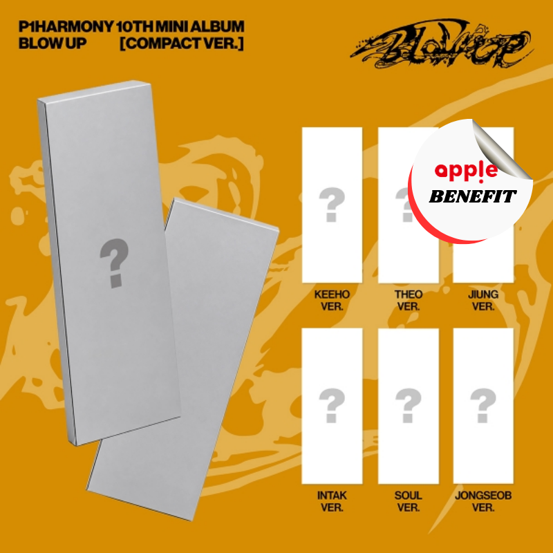 P1HARMONY 10TH MINI ALBUM BLOW UP  (COMPACT VER.)   -  6 ALBUMS SET     |   APPLE OFFICIAL PHOTOCARD B  (RANDOM 1 OUT OF 6)       [PRE]