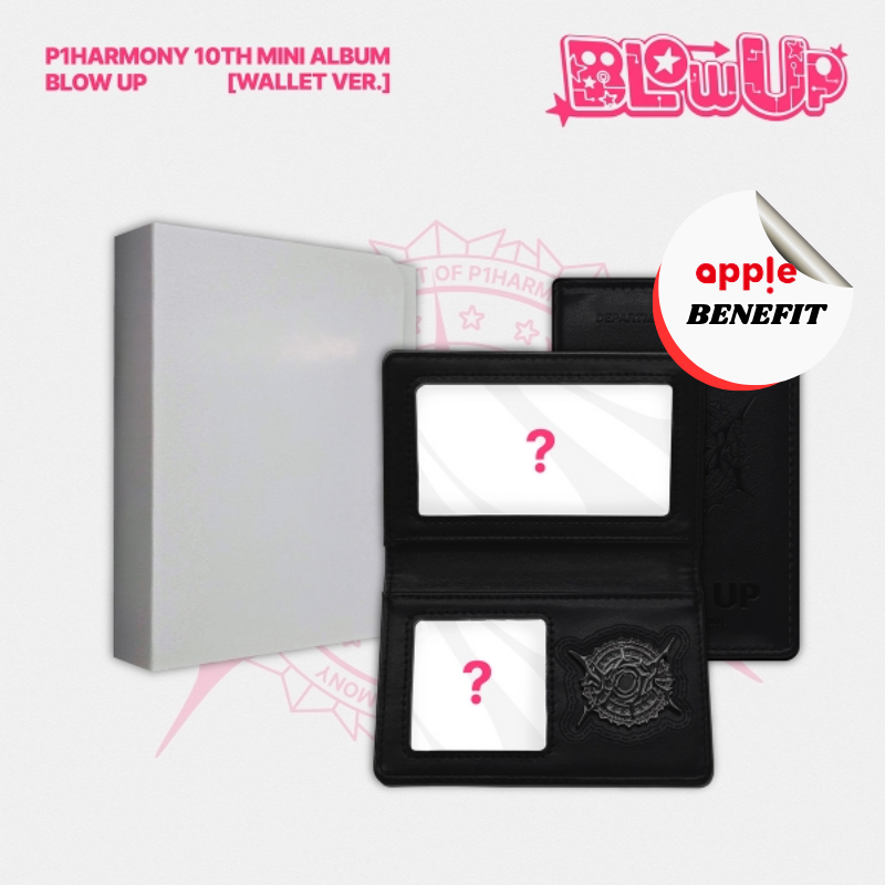 P1HARMONY 10TH MINI ALBUM BLOW UP  (WALLET VER.)      |   APPLE OFFICIAL PHOTOCARD C  (RANDOM 1 OUT OF 6)     [PRE]