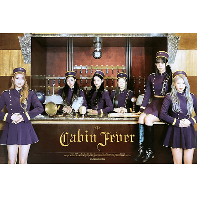 PURPLE KISS 5TH MINI ALBUM CABIN FEVER POSTER |  VERSION A
