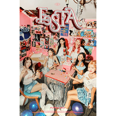 PURPLE KISS 1ST SINGLE ALBUM  FESTA MAIN VER. POSTER |  VERSION A