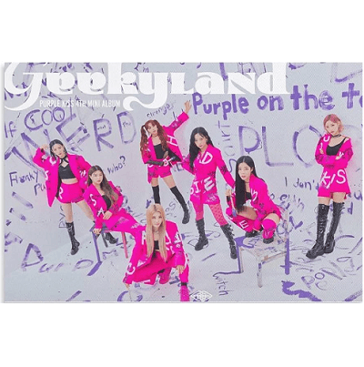 PURPLE KISS 4TH MINI ALBUM GEEKYLAND POSTER |  VERSION D