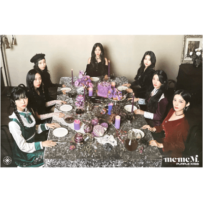 PURPLE KISS 3RD MINI ALBUM MEMEM POSTER |  VERSION A