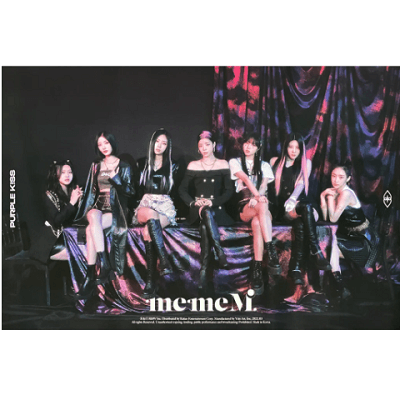 PURPLE KISS 3RD MINI ALBUM MEMEM POSTER |  VERSION C