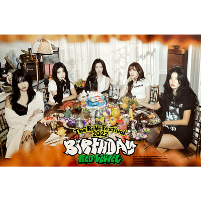 RED VELVET THE REVE FESTIVAL 2022 BIRTHDAY CAKE POSTER | VERSION A