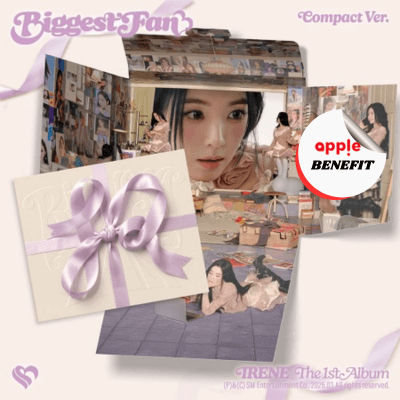 RED VELVET IRENE 1ST ALBUM BIGGEST FAN  (COMPACT VER.)  |   KPOP USA APPLE OFFICIAL  PHOTOCARD  (RANDOM 1 OUT OF 2)