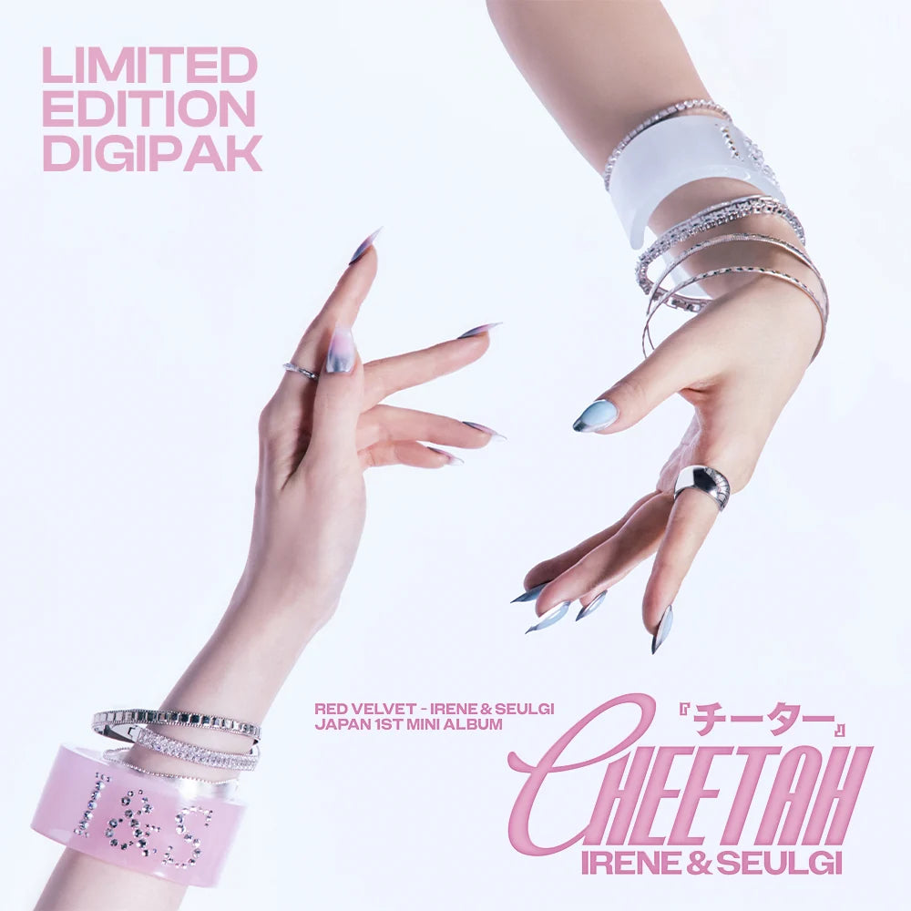 RED VELVET IRENE & SEULGI Cheetah  1ST JAPAN MINI ALBUM  LIMITED (DIGIPACK EDITION)   |   INCLUDES TOWER RECORDS BONUS:  PHOTOCARD  (RANDOM 1 OUT OF 4)        [PRE]