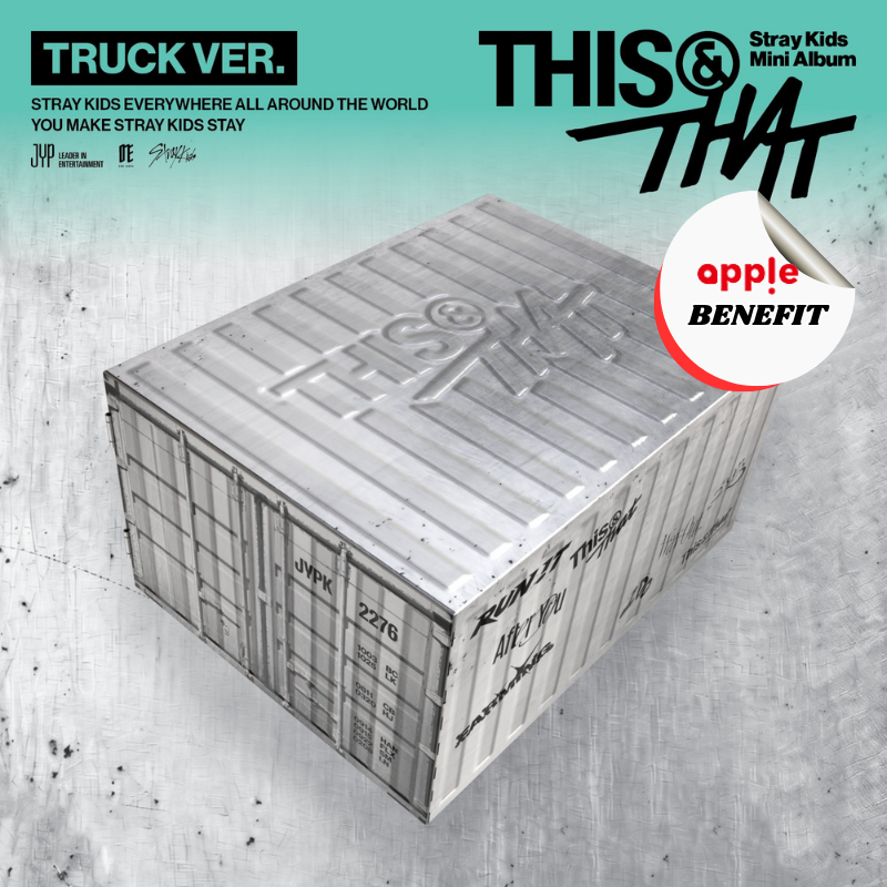 STRAY KIDS MINI ALBUM THIS & THAT  (TRUCK VER.)   |   KPOP USA APPLE OFFICIAL PHOTOCARD  (RANDOM 1 OUT OF 8)     [PRE]