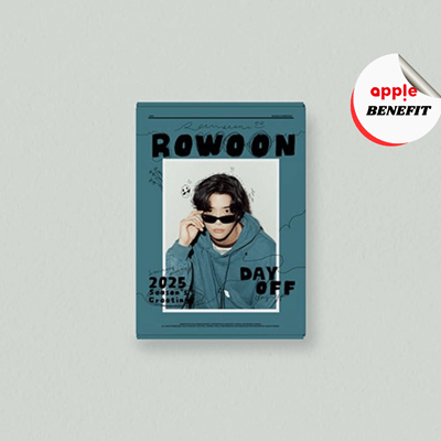 RO WOON 2025 SEASON'S GREETINGS     |   KPOP USA APPLE OFFICIAL PHOTOCARD  (RANDOM 1 OUT OF 2)