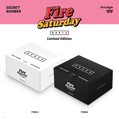 SECRET NUMBER FIRE SATURDAY 3RD SINGLE ALBUM LIMITED EDITION