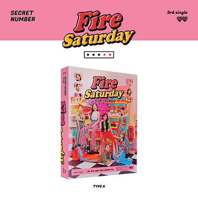 SECRET NUMBER FIRE SATURDAY 3RD SINGLE ALBUM LIMITED EDITION