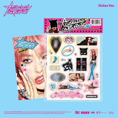 RED VELVET SEULGI 2ND MINI ALBUM ACCIDENTALLY ON PURPOSE  (STICKER VER.)