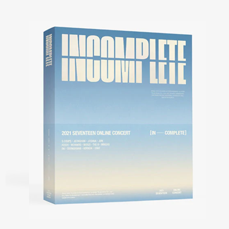 SEVENTEEN 2021 ONLINE CONCERT INCOMPLETE DVD