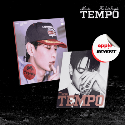 SHINEE MINHO THE 1ST SINGLE ALBUM TEMPO  -  2 ALBUMS SET    |  KPOP USA APPLE OFFICIAL PHOTOCARD (RANDOM 1 OUT OF 2)