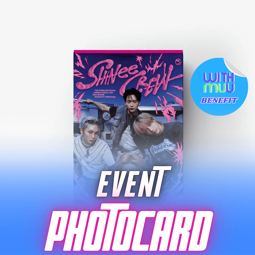 SHINEE 2026 SEASON'S GREETINGS   [SHINEE CREW]   |  KPOP USA WITHMUU OFFICIAL PHOTOCARD SET