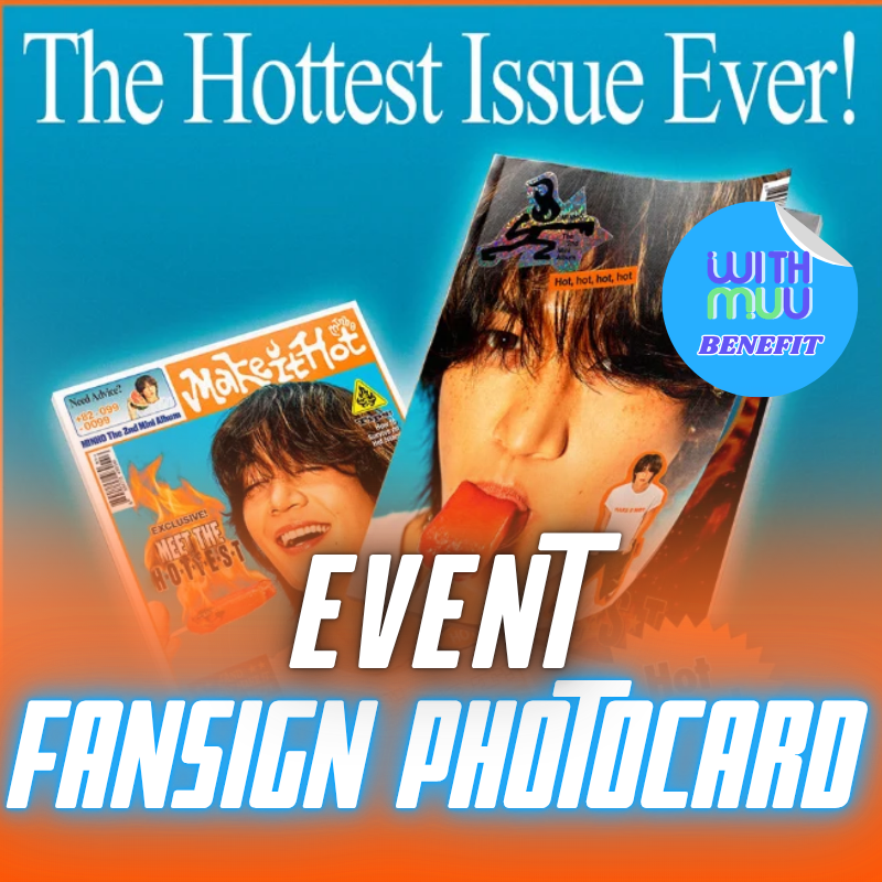 [FANSIGN PHOTOCARD]   SHINEE MINHO 2ND MINI ALBUM Make it hot    (HOT ISLAND VER.)    -  2 ALBUMS SET  |  KPOP USA WITHMUU OFFICIAL PHOTOCARD  (RANDOM 1 OUT OF 2)       [PRE]