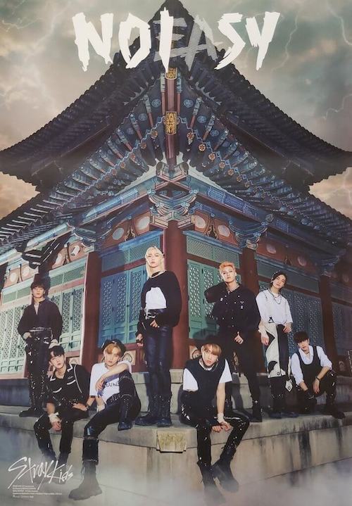 STRAY KIDS NOEASY 2ND ALBUM POSTERS | 4 POSTER SET