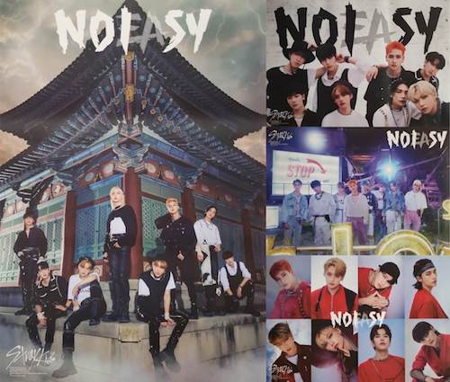 STRAY KIDS NOEASY 2ND ALBUM POSTERS | 4 POSTER SET