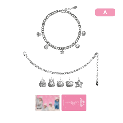 STRAY KIDS 5TH FANMEETING SKZ 5'CLOCK OFFICIAL MD  [CUSTOM BRACELET]  [