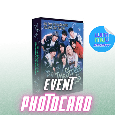 STRAY KIDS  2025 SEASON'S GREETINGS     |   KPOP USA WITHMUU OFFICIAL PHOTOCARD SET