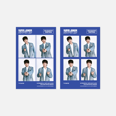 SUPER JUNIOR SMTOWN  2025 SEASON'S GREETINGS OFFICIAL MD  [4CUT PHOTO SET]