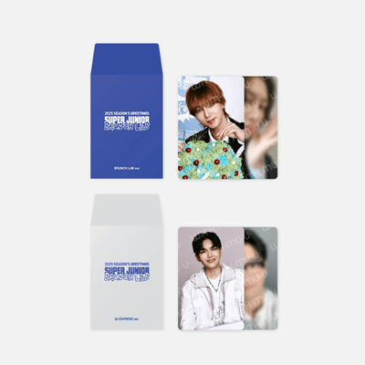 SUPER JUNIOR SMTOWN  2025 SEASON'S GREETINGS OFFICIAL MD  RANDOM TRADING CARD SET