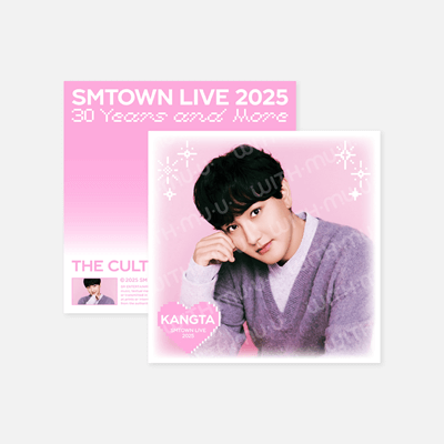 SMTOWN 2025 LIVE  OFFICIAL MD  [KANGTA]  LP POSTER SET