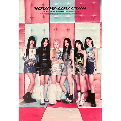 STAYC 2ND MINI ALBUM: YOUNG-LUV.COM POSTER | LUV VERSION B