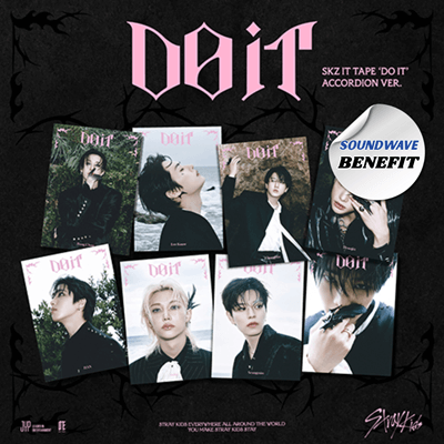 STRAY KIDS ALBUM SKZ IT TAPE  [DO IT]  (ACCORDION VER.)     |  SOUNDWAVE OFFICIAL PHOTOCARD INCLUDED PER ALBUM (RANDOM 1 OUT OF 8)