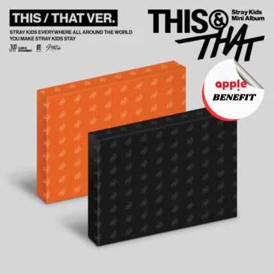 STRAY KIDS MINI ALBUM THIS & THAT  (PHOTOBOOK VER.)     |   KPOP USA APPLE OFFICIAL PHOTOCARD  (RANDOM 1 OUT OF 8)     [PRE]