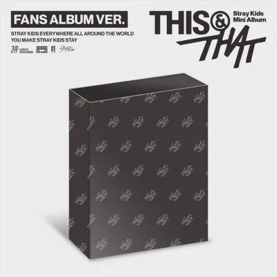 STRAY KIDS MINI ALBUM THIS & THAT  (FANS ALBUM VER.)       [PRE]