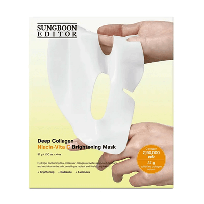 SUNGBOON EDITOR DEEP COLLAGEN NIACIN-VITA C BRIGHTENING MASK   (1 SHEET)